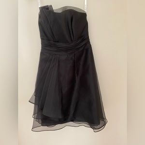 David’s Bridal strapless dress